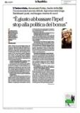 Abbassare Irpef articolo La Repubblica 2 marzo2016